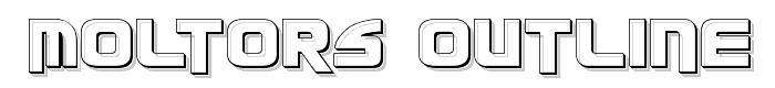 Moltors Outline font